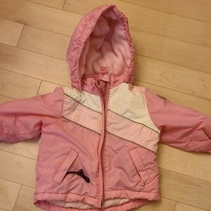 Place Pink and White Kids Puffer Jacket